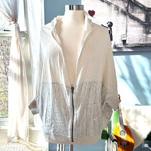 MOTH batwing oatmeal and heather grey sweater | Size M